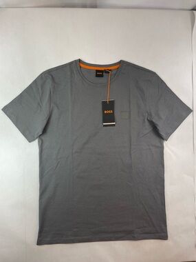 Boss HUGO Tales Cotton Jersey Tee Shirt Gray Men’s Size Large NWT